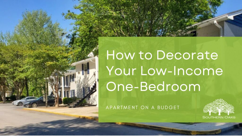 decorate low-income apartment