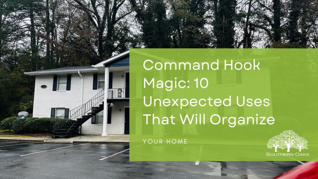 Command hook home organization