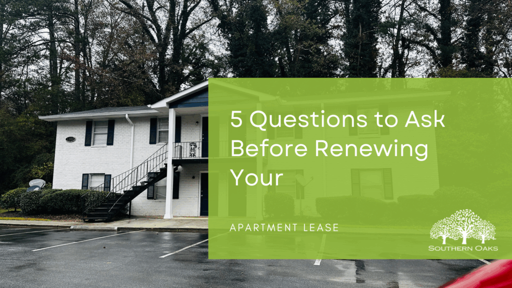 apartment lease renewal checklist stone mountain ga